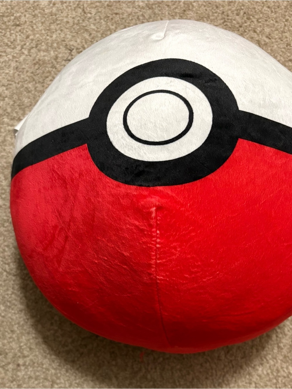 Pokemon Pokeball Travel Cloud Pillow Plush Nintendo Pillow Northwest 11" NEW